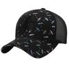 Вышитая шляпа Sun CZA229 [Белый Клык], Кепка, Сетка, Дышащая, Повседневная, Защита, Спорт, Мужская, Женская, (черный)