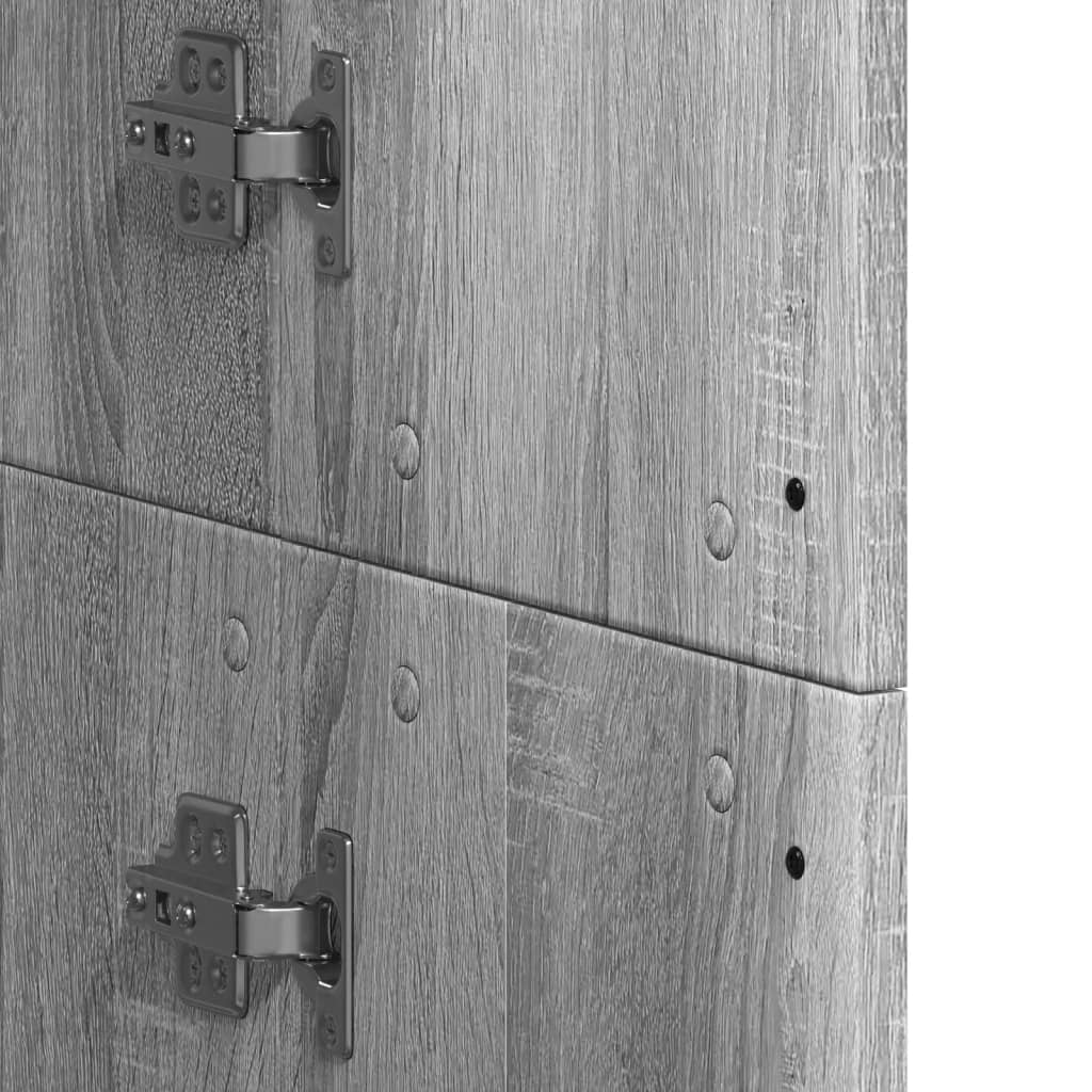 Highboard Gray Sonoma 60 x 35 x 180 cm Particleboard