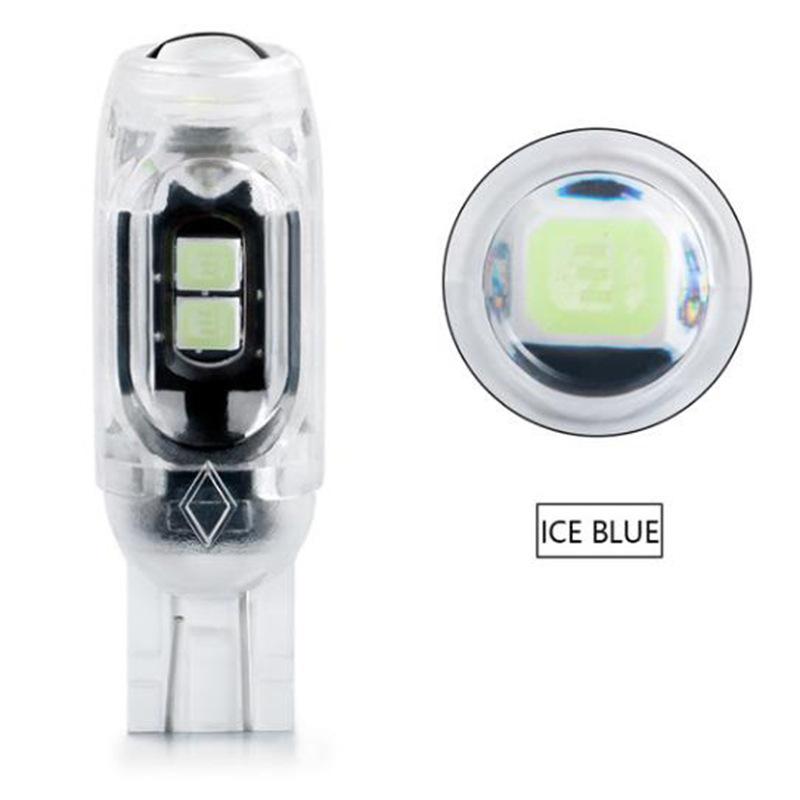 2 шт. Стробоскоп T10 LED W5W 194 168 5SMD 2835 Лампа Поворотника Салонного Света Автомобиля Чтения Двери Номерного Знака Клиновидная Лампа 12В