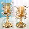 Glass Art Candle Cup Candlestick Candle Holder Crystal Ambience Ornaments Home Decor