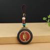 Retro Ebony Wood Car Keychain Nepal Bag Hanging Accessories Delicate Mobile Phone Pendant  Women