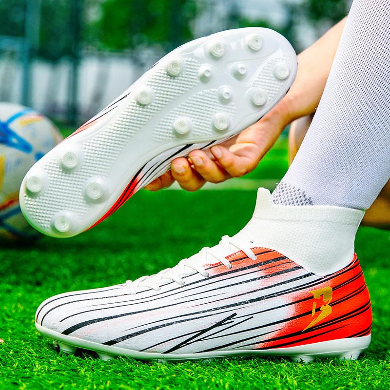 2024 Мужские футбольные бутсы большого размера Сверхлегкие футбольные бутсы для мальчиков Кроссовки Нескользящие футбольные бутсы AG/TF Ботильоны унисекс