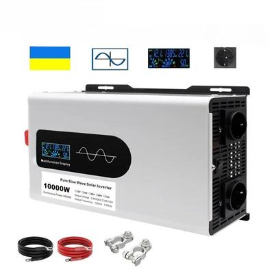 2025 ЕС фотоэлектрический солнечный инвертор высокой мощности с чистой синусоидой 12 В 24 В 48 В 5000 Вт-10000 Вт 50 Гц автомобильный дом автозапчасти автомобильный кондиционер