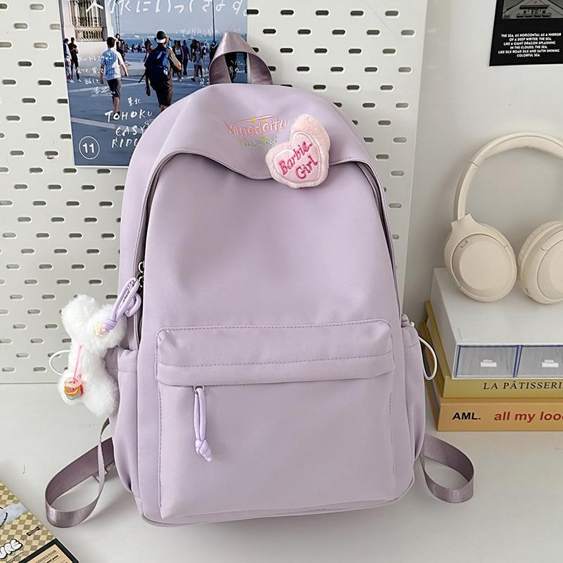 Children's Schoolbags Elementary School Girls Junior High School Students High Looking Girls Letters School Backpack