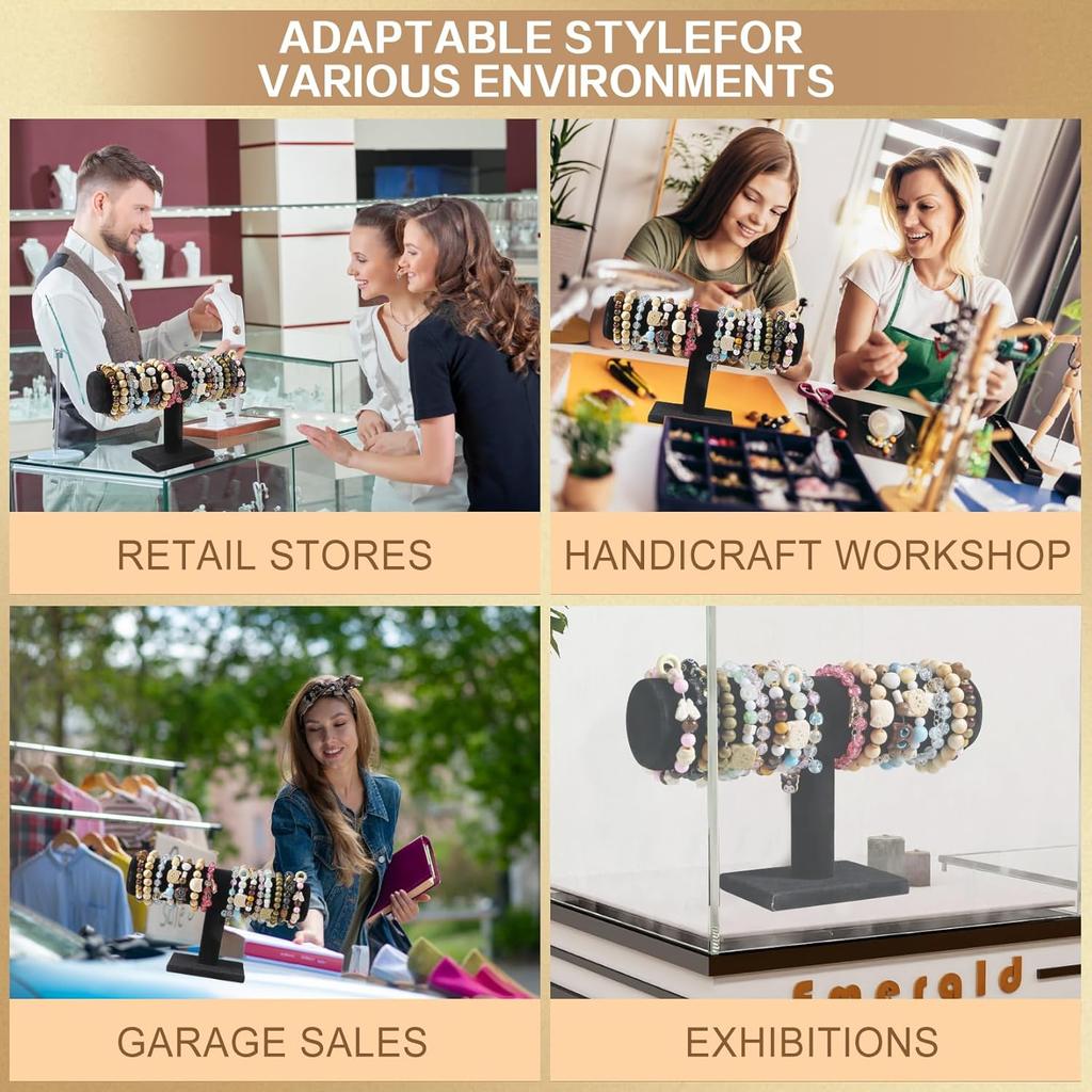 Jewelry Chain Hair Band Watch Necklace Bracelet Display Stand Bracelet Necklace Storage Stand Retail Organization Organizer