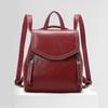 Backpack Fashion Backpack Women's New Soft Leather Bag Versatile Retro Genuine Leather Women's Bag