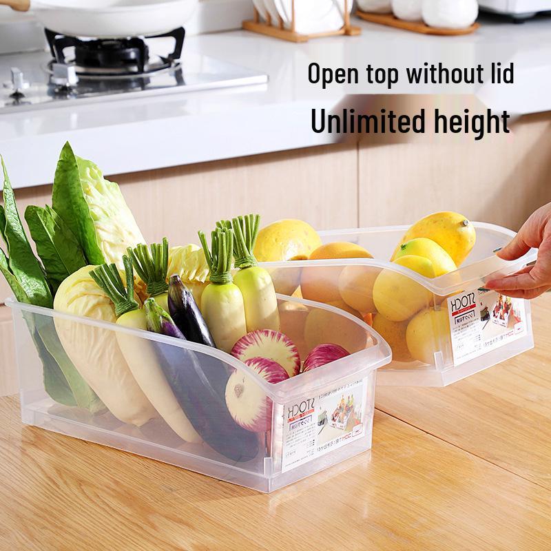 Clear Plastic Refrigerator Storage Drawer for Eggs and Food