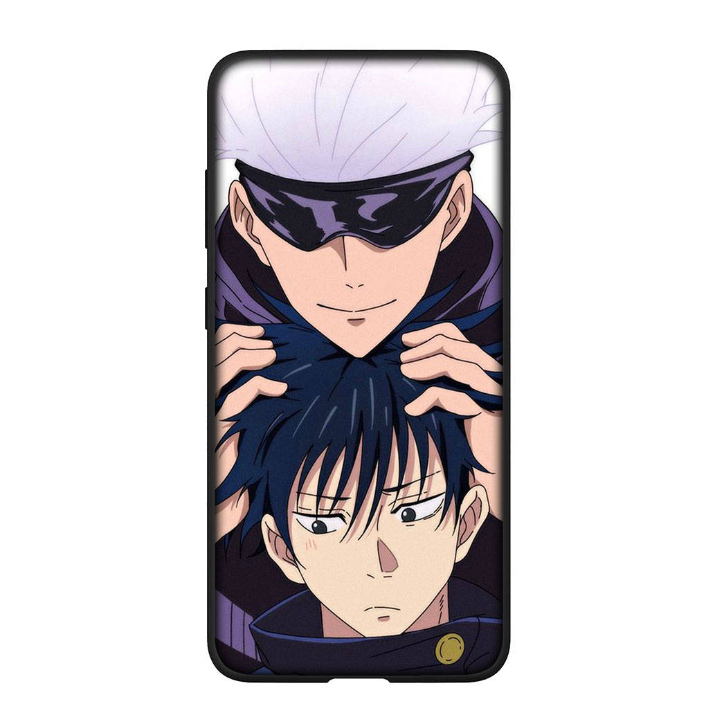 Чехол для телефона Samsung Galaxy S24 S23 iPhone 16 15 14 Xiaomi Redmi Note 13 12 11 Plus 9 Pro Max XR OPPO Huawei Gojo Satoru Anime Jujutsu Kaisen Cover