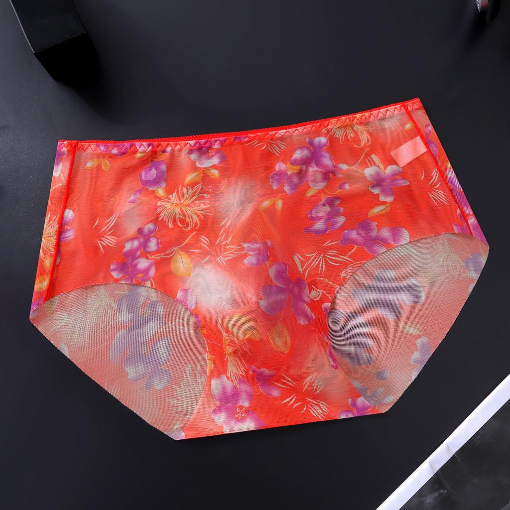 Мужские Ультратонкие Цветочные Сетчатые Трусы Прозрачные Sissy Pouch Трусы Мужские Мягкое Дышащее Нижнее Белье Cuecas Женские Трусы Для Мужчин