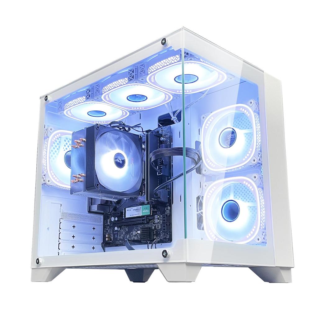 NEWLEAGUE Gaming Desktop Computer Specially Selected Model Ryzen 5 5600G 16GB NVMe SSD 512GB 550W Power Supply Unit Windows 11 Office Mid Tower Model