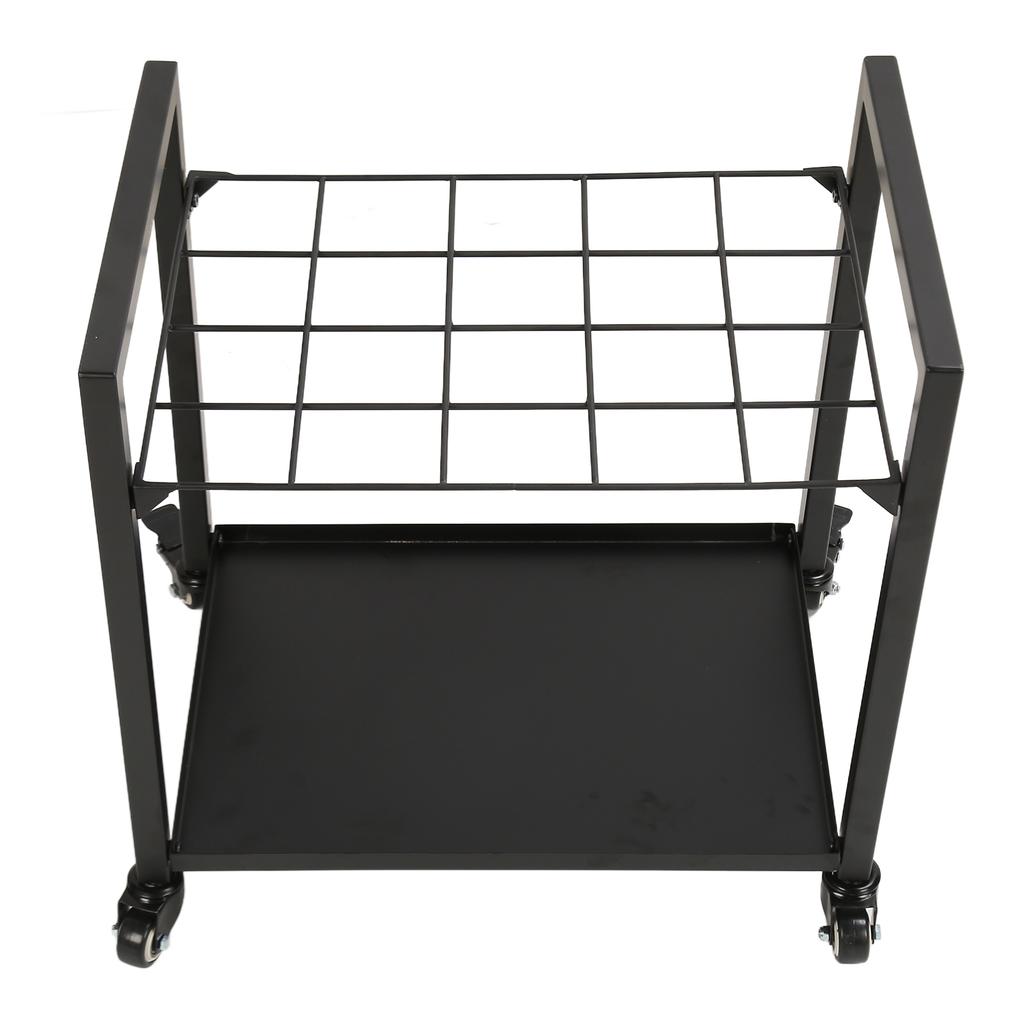 Тележка для хранения чертежей на 20 слотов, держатель для рулонов чертежей, металлический держатель чертежей с колесами