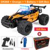 Remote Control Car Rc Drift Racing 1:16 Vehicle Off Road Alloy 2.4g Radio High-speed Trucks With Led Light Climbing Gift Kid Toy