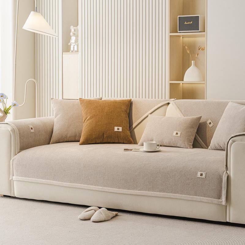 Chenier Sofa Cushion Four Seasons Universal Fabric Non-Slip Leather Sofa Simple Fashion Seat Cushion Non-Slip Cushion