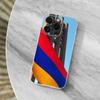 Armenia Flag ART Phone Case For iPhone 16,15,14,13,12,11 Pro,Max,Plus,X,XS,XR,SE,Mini Transparent Soft Cover