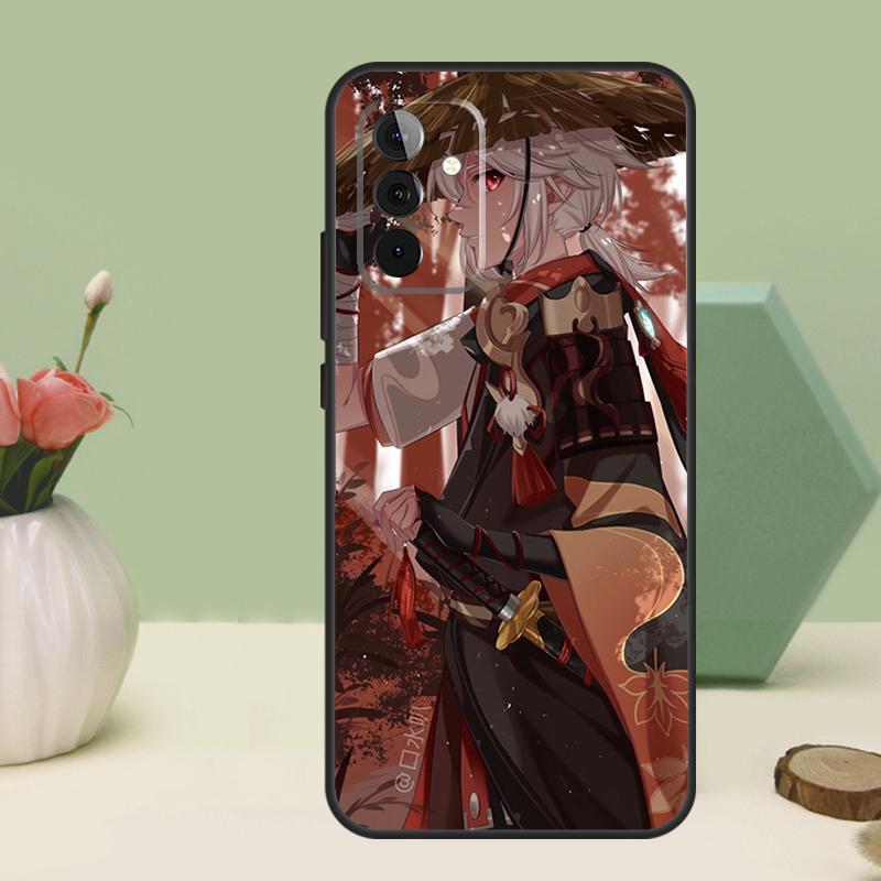 Чехол Genshin Impact Каэдэхара Кадзуха Для Samsung Galaxy A16 A55 A35 A15 A32 A12 A22 A52 A54 A34 A14 A56 A36 A26 A13 A53 A06