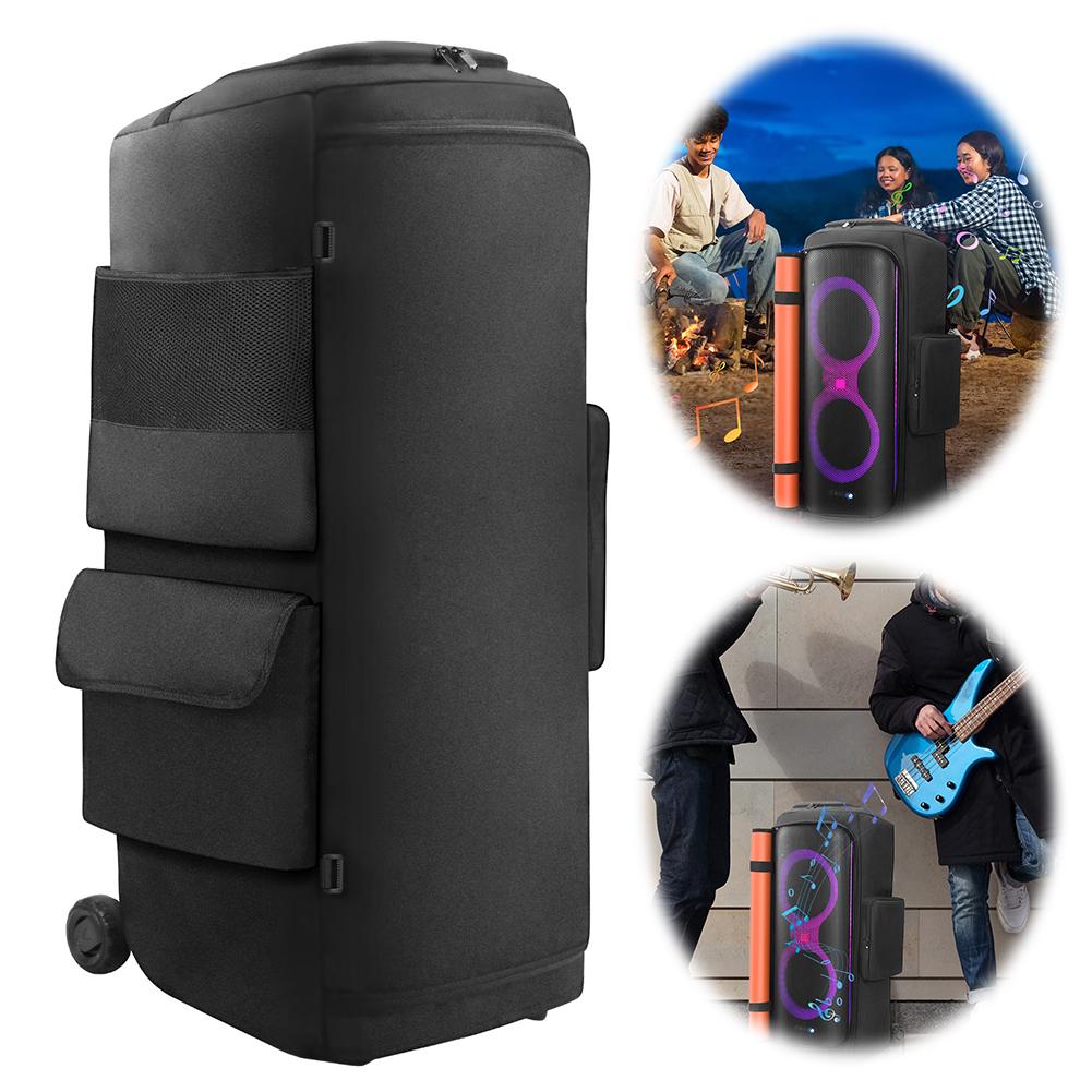 Speaker Carry Cover Wear Resist Party Speaker Dust Cover Nylon Padded Speaker Protective Cover for JBL Party Box 710 Accessories