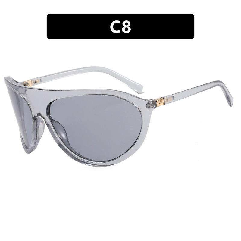 Персонализированные солнцезащитные очки с большой оправой, новые солнцезащитные очки для отдыха на открытом воздухе