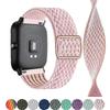 Ремешок 20 мм/22 мм для Amazfit GTS 4/2/2e/3/GTS2 Mini/GTR/4/3/Pro/GTR2/42 мм/stratos, нейлоновый эластичный браслет для часов Amazfit, двусторонний ремешок