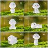 Glow In Dark Luminous Small People Figurines Cartoon Little Man Statue  Fairy Garden Decorations