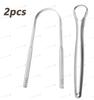 1Pcs/2Pcs/3Pcs Metal Tongue Scraper Cleaner For Adults & Kids, Portable Stainless Steel Tongue Scrapers Brushes For Removing