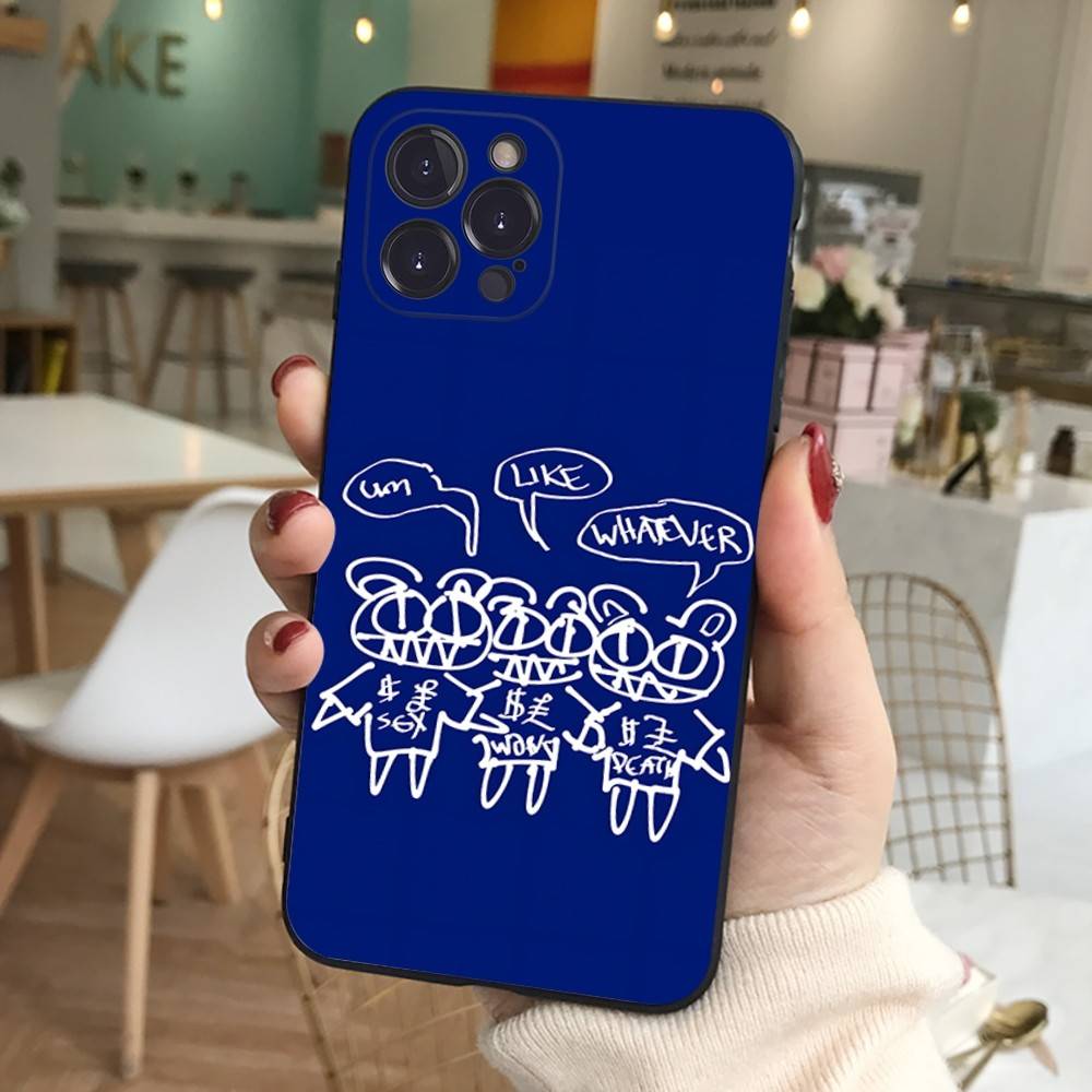 Чехол для телефона Rock-группы R-Radiohead для IPhone 17 Air 16 Pro Max 15 14 13 12 11 Mini Мягкая задняя крышка из ТПУ