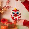 Iron Wire Strip Stick Handmade Plush New Year Craft Twist Wire Lantern Pendant  Lunar New Year