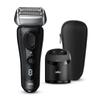 Электробритва Braun Series 8 8460cc с очистителем черного цвета