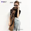 New Fashion Shawl Premium Letter Scarf Thickened Warm Wool Scarf Premium Shawl