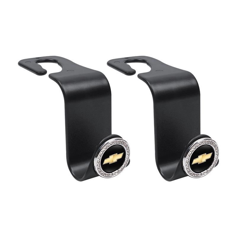 2Pcs Car Interior Portable Seat Back Hooks For Chevrolet Cruze Sonic Silverado Corvette Trax Camaro Equinox Z71 Aveo Lacetti SS