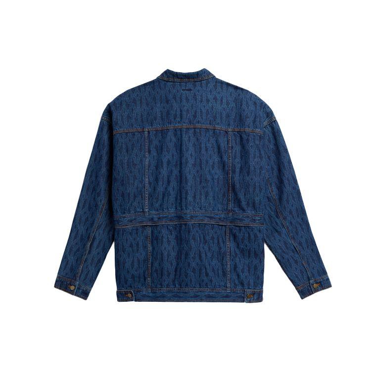 Adidas Originals X Ivy Park съемная хлопковая куртка свободного покроя из денима для мужчин, верхняя одежда синего цвета H61700