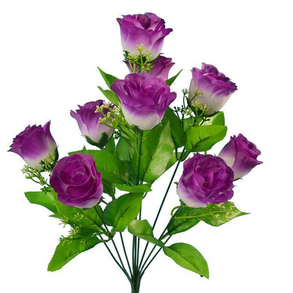 Exquisite 10 Head Silk Fake Flowers for Home and Party Decoration