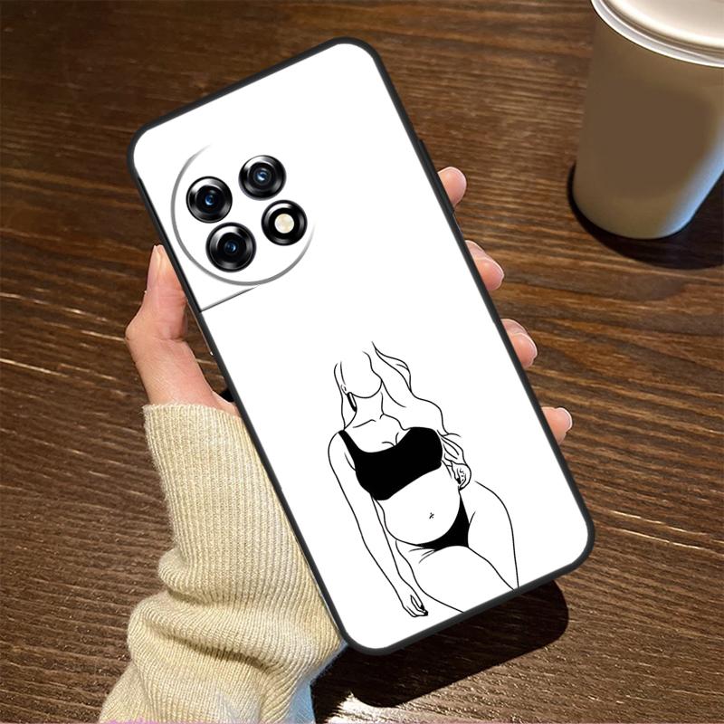 Чехол Woman Body Line Art для OnePlus 11 8 9 10 Pro 8T 9RT 10R 10T OnePlus Nord 3 CE 2 Lite 2T N10 N20 N30