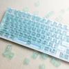 Xiaomi New 115 Key Translucent Keycaps PC PBT Keycaps Green Keycap MDA Profile for MX Switch Keycap for Mechanical Keyboard Game Keys