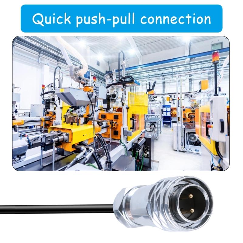 SF2010 Waterproof Industrial Connector SF2012 Female Plug & Male Socket IP67 2Pin to 12Pin For 20mm Panel Mount