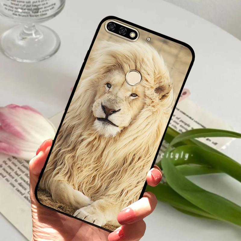 Чехол для Huawei Honor 7C Pro LND-L29 Силиконовый Ударопрочный Мягкий ТПУ Чехол для Телефона Для Huawei Honor 7C 5.99" Funda Honor7CPro Мультяшный