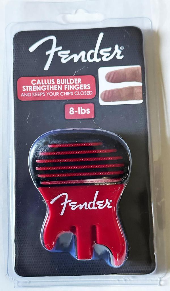Fender Средство для наращивания мозолей и укрепления пальцев 8 Для тех, кто играет на струнных инструментах (Красные фунты.) – (гитара, бас, скрипка и т. д.)