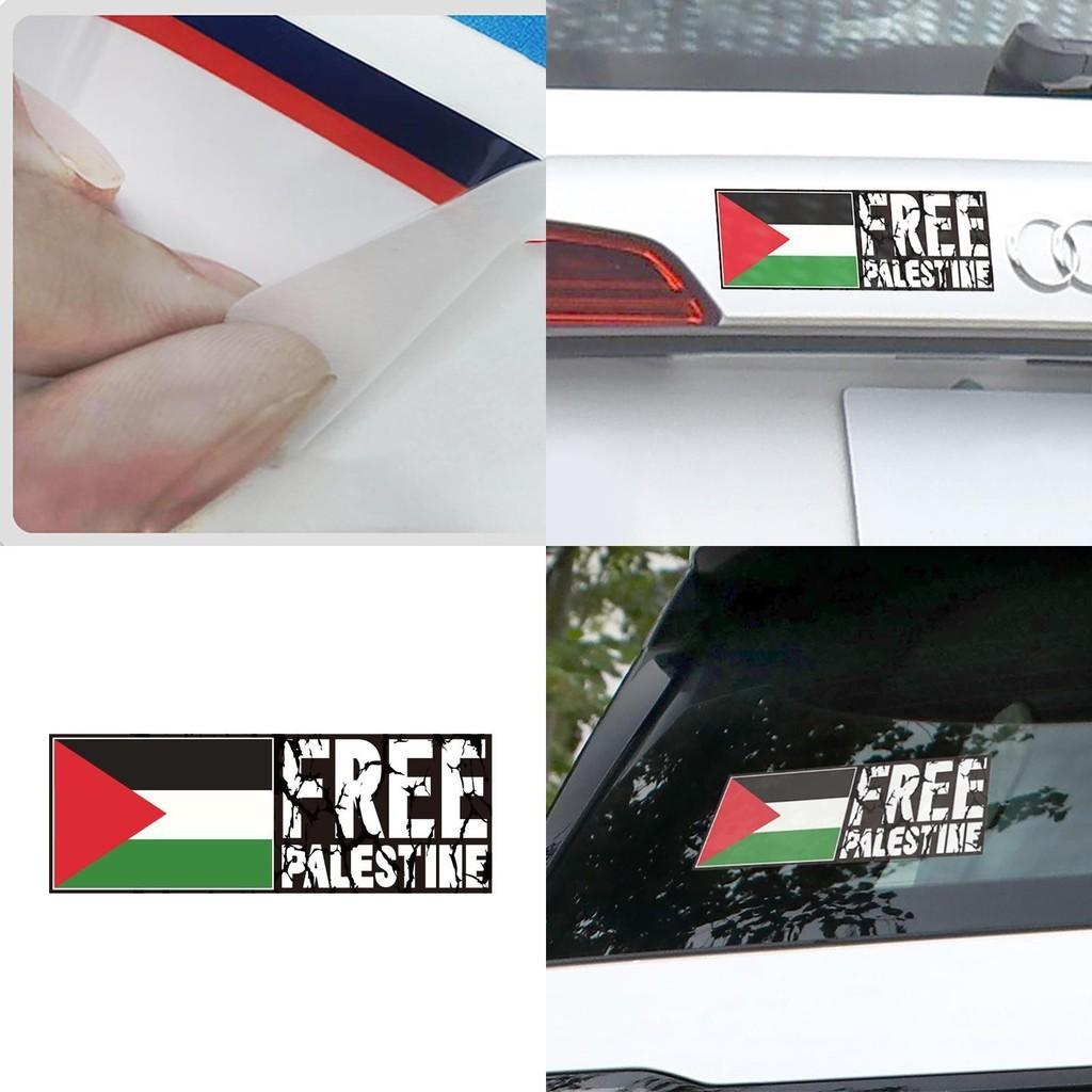 Customizable Auto Body Decal Free Palestine Flag Car Sticker Pvc Material