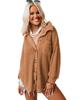 Waffle Knit Button Up Casual Shirt