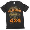Men's Old Man Shirt 4 Wheel Drive Off Road T-shirt 4x4 4wd Truck Shirt