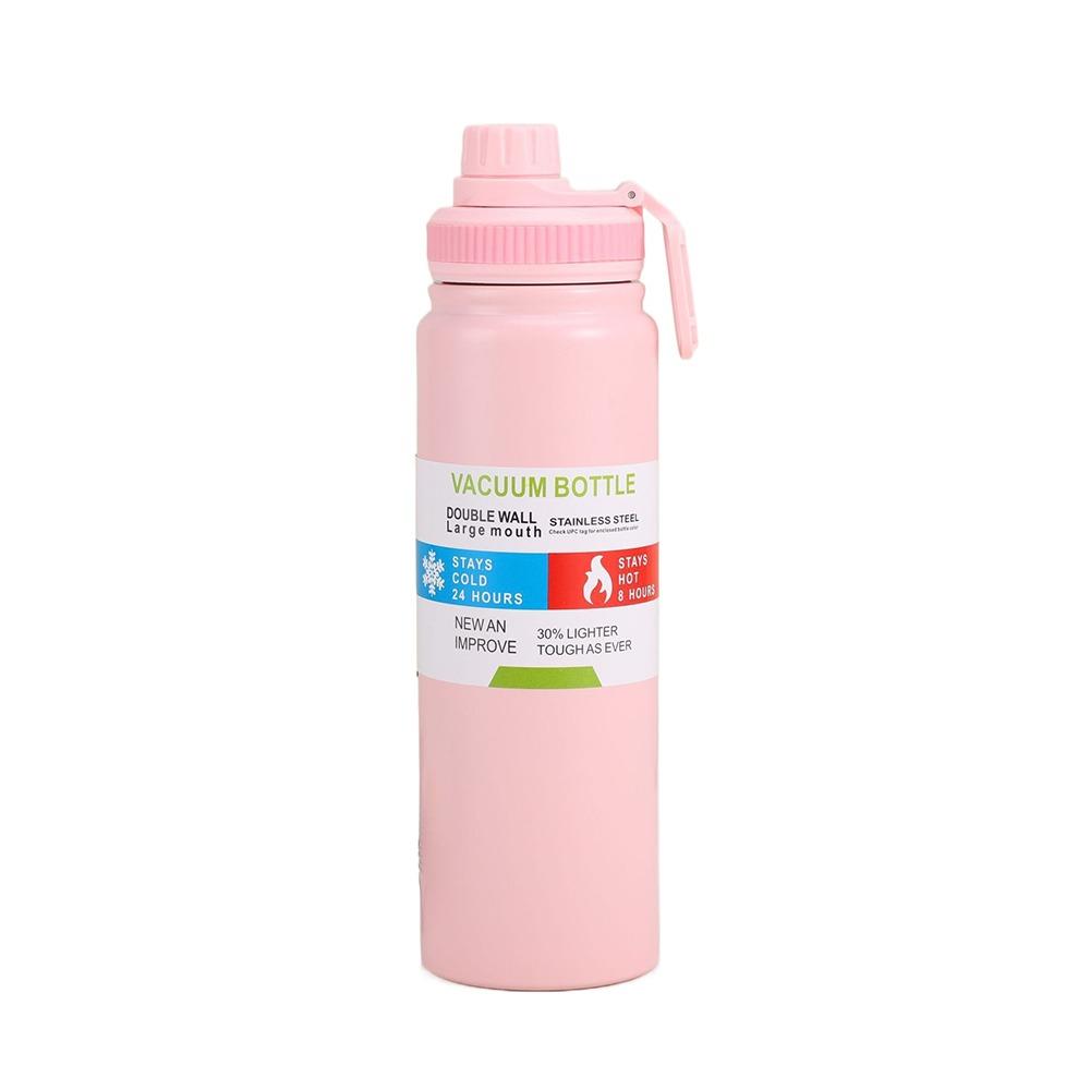 600/800ml Insulated Cup Leakproof Sports Water Bottle Vacuum Flask For Outdoor/Travel