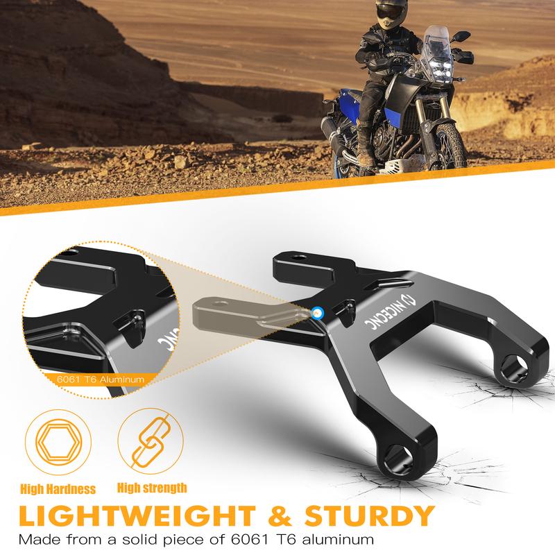 For Yamaha Tenere 700 Dash Gauge Stabilizer Dash Anti-Vibration Bracket for Yamaha Tenere700 XTZ700 2019 2020 2021 2022 2023