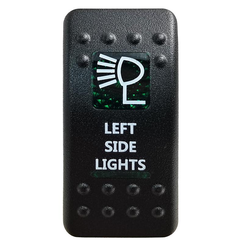 Green Led Light Bar Rocker Switch SPST 5Pins/DPDT 7Pins For Car Marine Boat IP68 NARVA Carling ARB Auto Parts Camper Replacement Switches4
