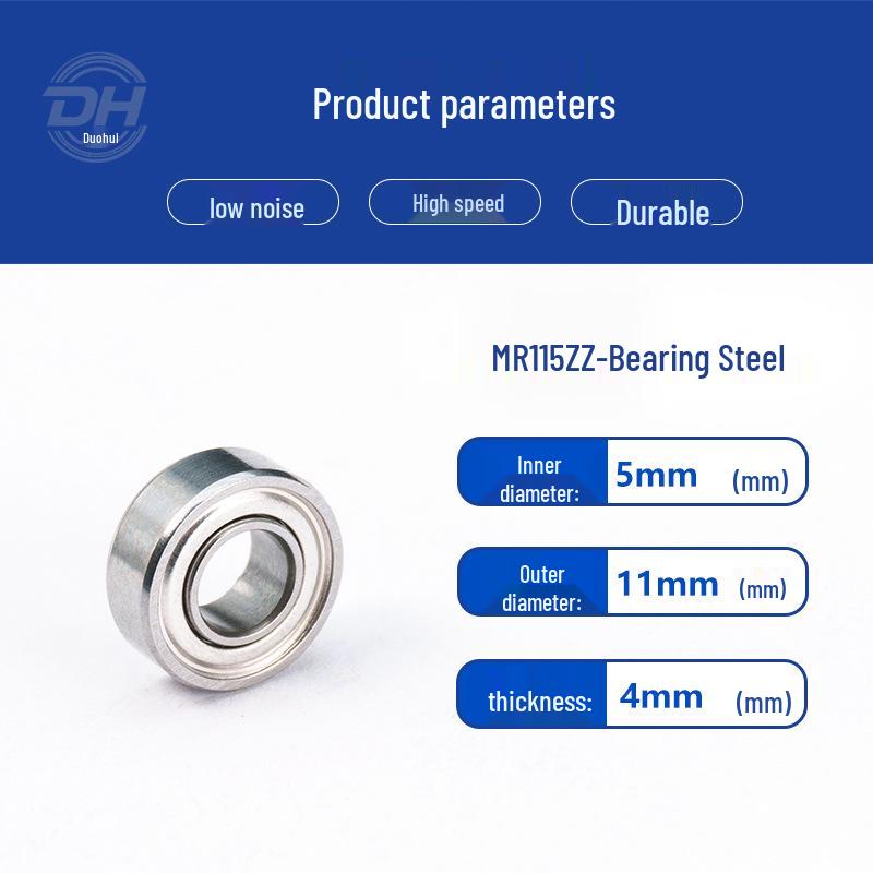 Rust-Proof Stainless Steel Miniature Pulley with Deep Groove Ball Bearing - Anti-Corrosion Gyroscope Ornament Accessory