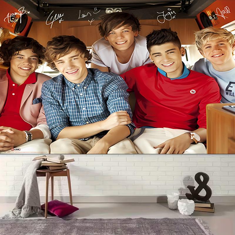 1 шт. Гобелен One Direction Where We Are Now, Декор для гостиной, спальни, офиса, вечеринки, Идеальный праздничный подарок