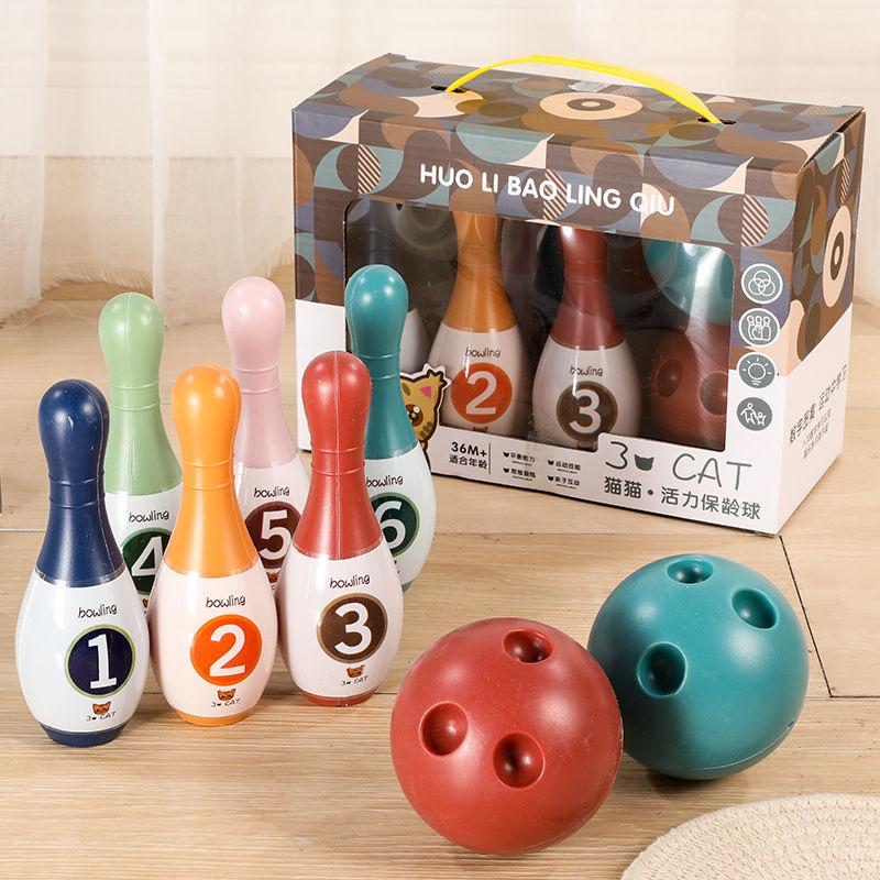 Детские игрушки для боулинга для мальчиков и девочек, спортивные мячи для помещений для детей, взаимодействие родителей и детей, головоломка и раннее развитие