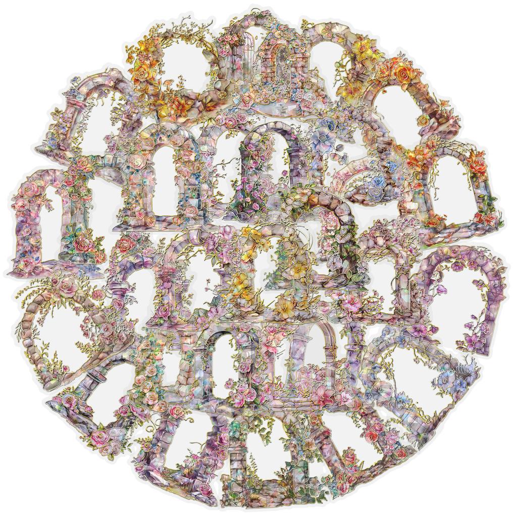 30-90 листов высококачественной серии «Сказка», прозрачная ПЭТ-лазерная наклейка для холодной утюжки, сделай сам, ручной аккаунт