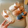 Summer Girls Woven Sandals Baby Girls Soft-soled Breathable Princess Shoes Little Girls Beach Shoes