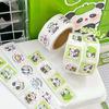 300Pcs Cute Cartoon Panda Sealing Sticker for Kpop Photocard Packing Bubble Bag Carton Kawaii Girl Scrapbook Phone Case Decor