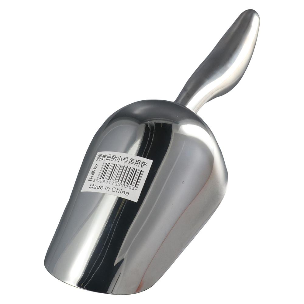 Нержавеющая сталь металлический совок для льда 8,3 дюйма бытовой пищевой лопатка рукоятка для льда ресторан