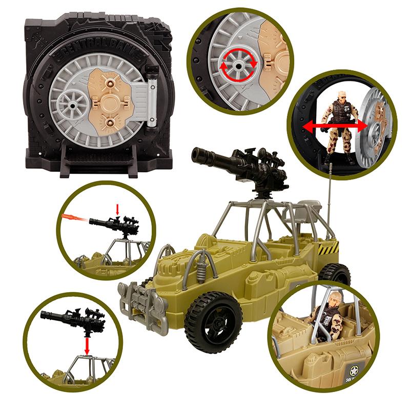 DIY Special Army Forces Toys With Military Bank War Versus Car SWAT Parts Camouflage Soldiers Play Set For Kids Boy Gifts